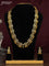 Antique guttapusalu haaram with kemp & cz stones and golden beads hangings