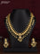 Antique guttapusalu necklace with cz stones and pearl hangings