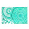 Abstract Printed MDF Table Placemat (Seagreen)