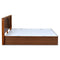 Electra Max Solid wood Bed with Box Storage (Walnut)
