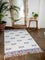 Dragonfly Block Printed Cotton Dhurrie Rug
