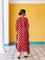 Durga Block Printed Kaftan Kurta