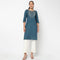 Embroidered Yoke Kurta