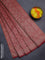Banarasi semi silk saree maroon with allover thread & zari weaves and woven border
