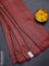 Banarasi semi silk saree maroon with allover thread & zari weaves and woven border