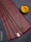 Banarasi semi silk saree maroon with allover thread & zari weaves and woven border