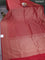 Banarasi semi silk saree maroon with allover thread & zari weaves and woven border