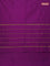 Arani semi silk saree purple with plain body and zari woven border