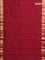 Arani semi silk saree dual shade of maroon with zari woven thilak buttas and zari woven border