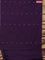 Arani semi silk saree violet with zari woven thilak buttas and zari woven border