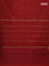 Arani semi silk saree maroon with zari woven temple buttas and zari woven border