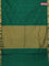 Arani semi silk saree green with zari woven buttas and zari woven border