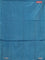 Banana pith saree teal blue and light pink with thread woven buttas in borderless style