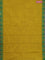 Chettinad cotton saree lime yellow and green with thread woven buttas and temple design thread woven border