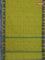 Chettinad cotton saree lime green and cs blue with thread woven buttas and thread & zari woven border