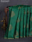 Banarasi tussar silk saree green and maroon with thread & zari woven floral buttas and woven border
