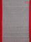 Ikat cotton saree grey and red with allover ikat weaves and simple border