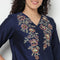 Embroidered V Neck Kurta