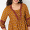 Printed V Neck A line Tunic