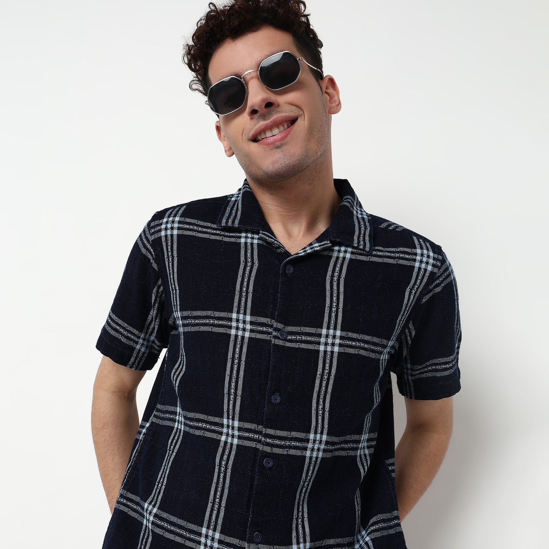 Checkered Cotton Cruiser Shirt
