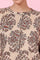Beige Handblock Kalamkari Printed Shirt