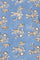 Blue Block Printed Pure Cotton Straight Kurta with Pants and Dupatta Set