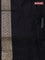Banarasi uppada silk saree black with allover zari woven brocade weaves and zari woven border