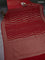 Banarasi crepe saree red with allover geometric weaves and woven border