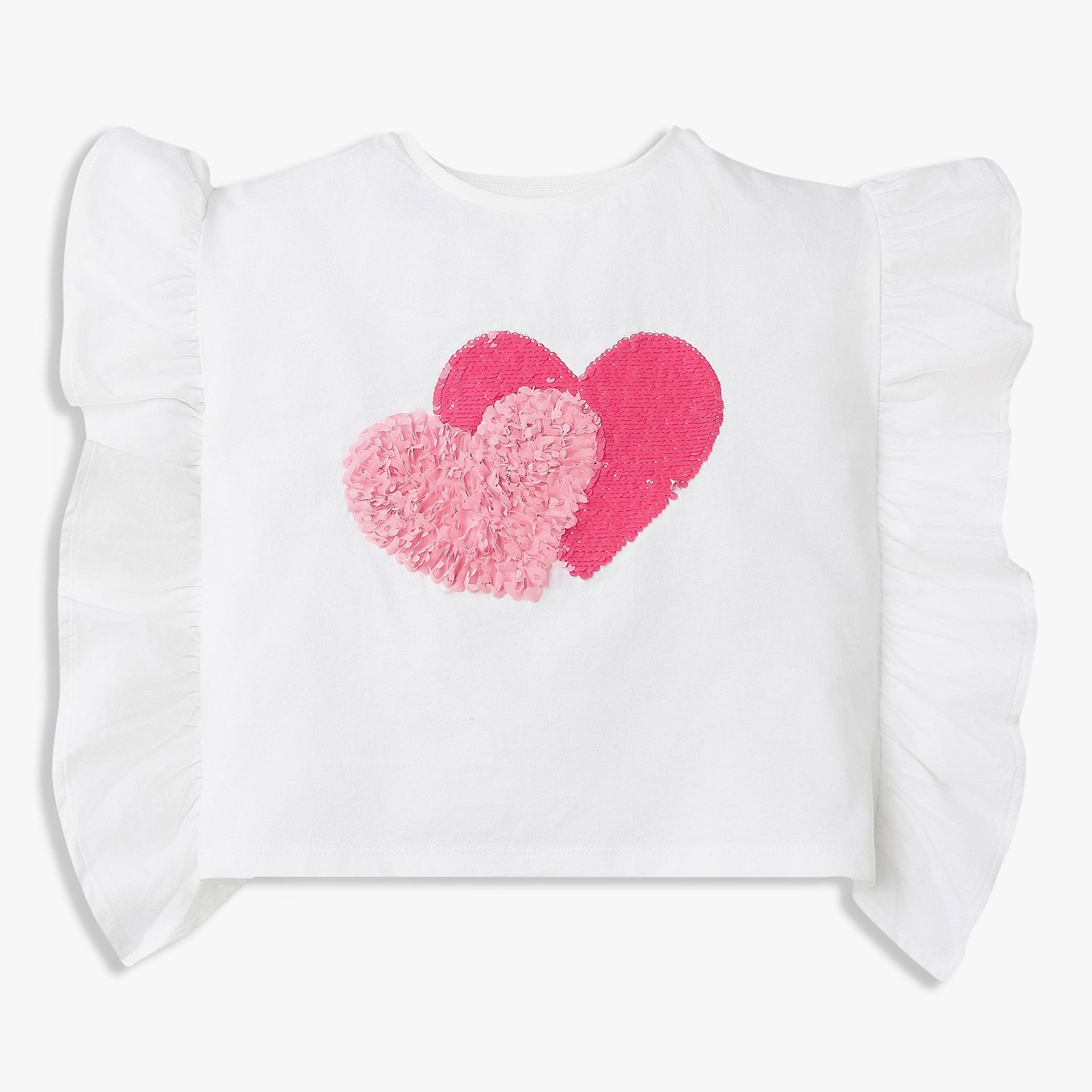 Girls Cotton Crew Neck Weekend T-Shirt