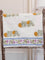 Golden Bloom Hand Block Print Cotton Bath Towel