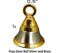 Brass Hanging Bell Brass Pooja Room Door Bell, Brass home decoration (Pack of 6)