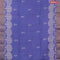 Bhagalpuri saree blue shade with butta prints and zari woven border