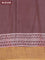 Bhagalpuri saree coffee brown with butta prints and zari woven border