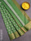 Bhagalpuri saree green with allover butta prints and zari woven border