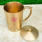 Bronze Jug Drinkware, Kansa Jug Tableware Diameter 4.5 Inches