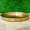 Kansa Thali for Dinner, Bronze Thali Matt Finish Round Plate Diameter 11.5 Inches