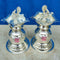 German Silver Peacock Diya, Oil Lamp, Puja Diya, Mandir Diya (Pack of 2 Pcs)