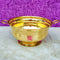 Brass Gangal and Flower Pot, Brass Decorative Puja Bowl (Dia 5 Inches)