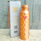 Pure Copper Water Bottle with Leak proof Threaded cap, Capacity 1000mL