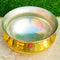 Brass Khalai Handi, Sipri with Hammered Shinny Finish for Cooking & Serving Handi