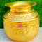 Brass Water Pot Gold Plated Round Shaped