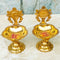 Brass Shanku Chakra Diya, Brass Oil Diya, Puja Diya, Shanku Chakra Deepam