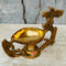 Brass Diya with Designer Handle, Diwali Diya, Brass Diya