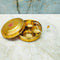 Brass Box, Brass Storage box, Masala Box Orginiser for Kitchen, Gift box