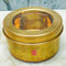 Brass Box, Masala Box, Stroge box, Dabba, Gift Item (Dia 6 Inches)