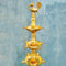 Brass Inauguration lamp Diya, Brass Peacock Inauguration Diya On Rent (54 Inches)