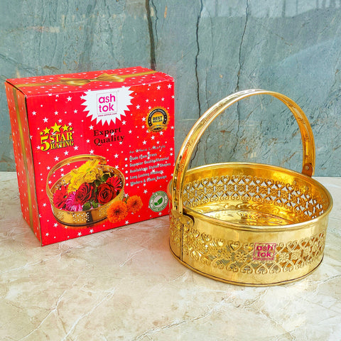 Mangala Snanam Set, Brass Plant Pot, Brass Flower Pot. Pack of 5