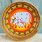 Cow Design Tray Flower Basket, Puja Tray for Temple