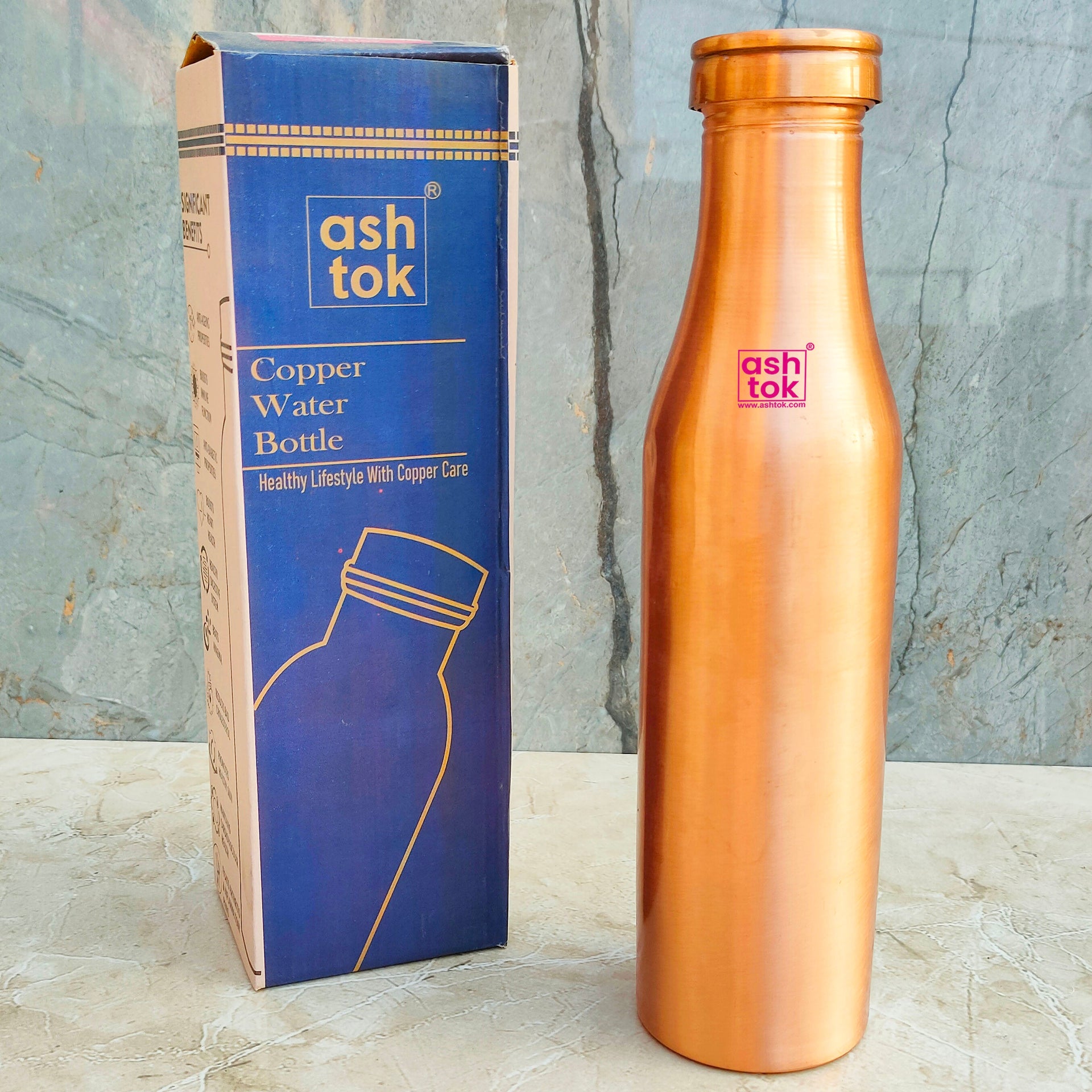 Pure Copper Water Bottle, Best Birthday Return Gift Item