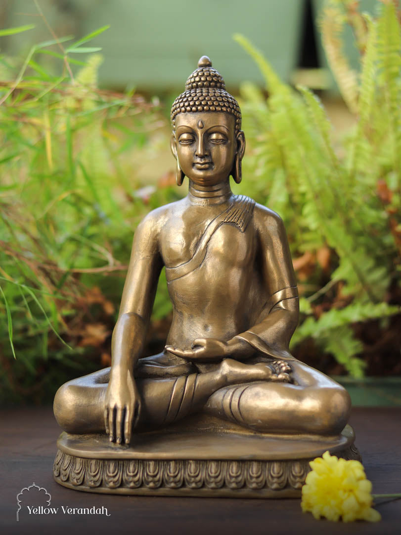 Brass Buddha Sculpture